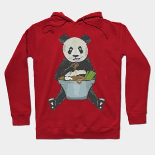 Panda Eating Noodles Hoodie